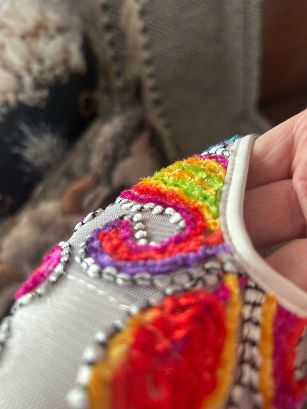 Colourful mesh mules - Picture 7 of 9